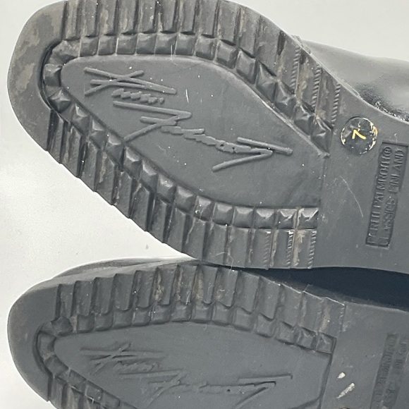 “PERTTI PALMROTH” Black Patent Ankle Boots Made In Finland. - Picture 9 of 16